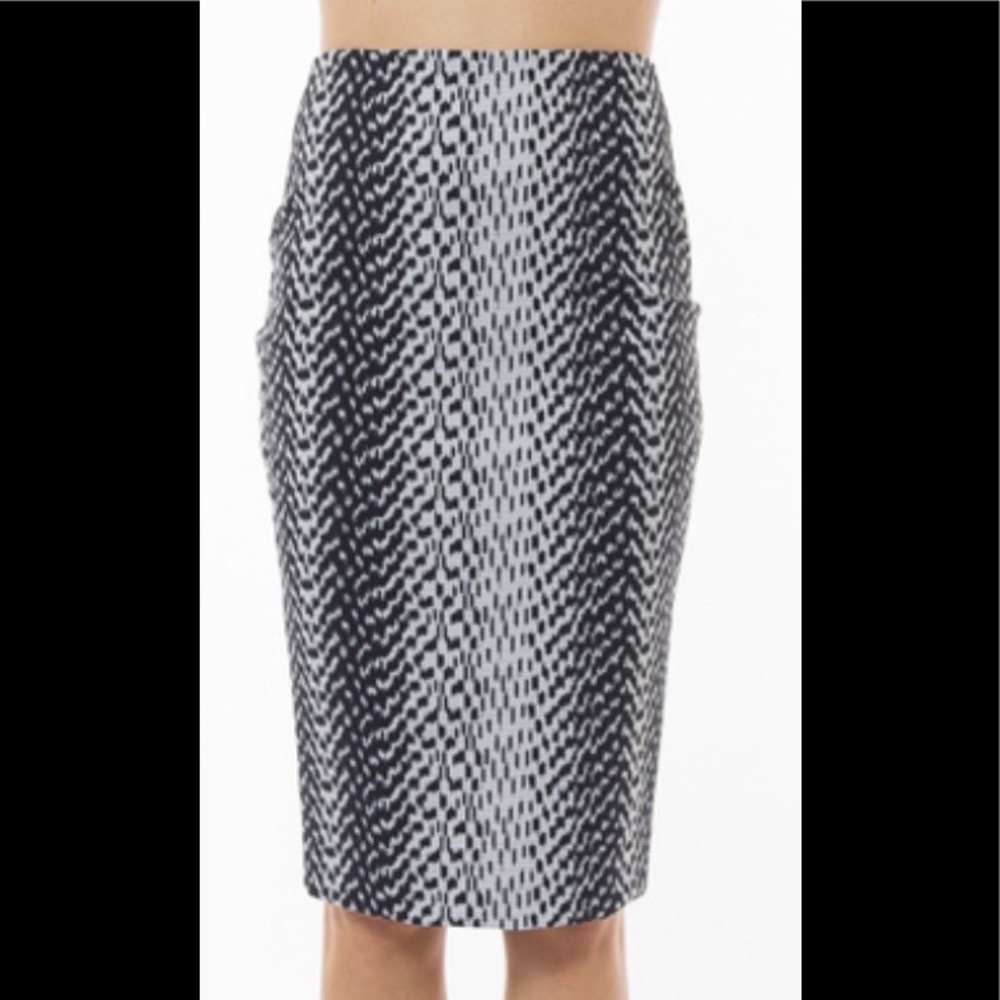 Elizebeth & James Pencil lycra print skirt